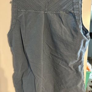 Light Denim blue sleeveless top